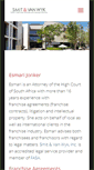 Mobile Screenshot of franchise-law.co.za