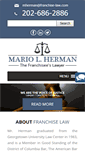 Mobile Screenshot of franchise-law.com